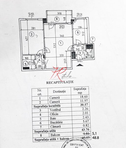 Romana, vanzare apartament 2 camere
